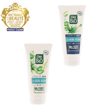 Organic cream with Aloe Vera CIEN BIO | Victoires de la Beauté