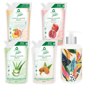 1001 - Gamme Savons Mains liquides RAINETT SENSES